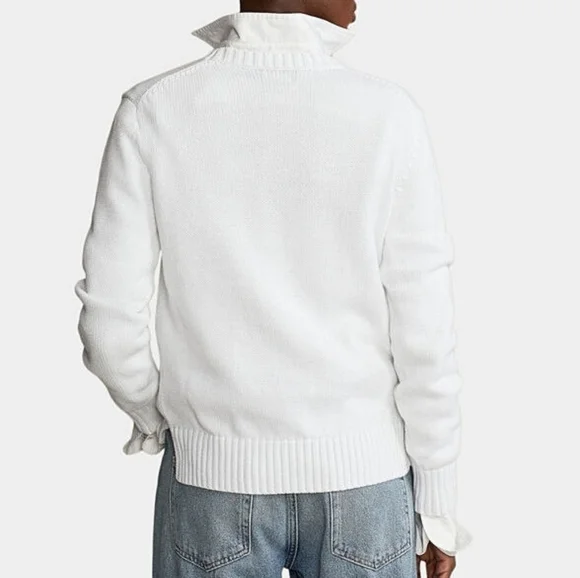 NWT POLO RALPH LAUREN Sweater With Polo BearEmbroidery white Size US XL - Picture 2 of 9